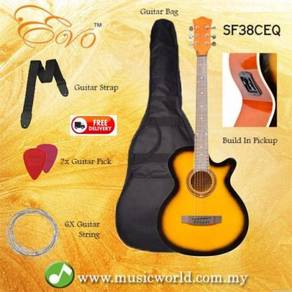 Evo acoustic guitar sf-38c2eqN
