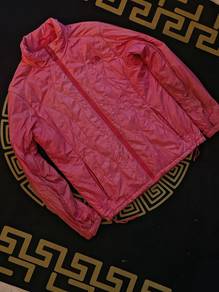 The North Face pink puffer jacket