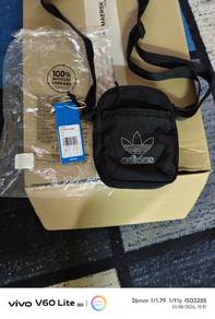 adidas Adicolour festival bag black unisex