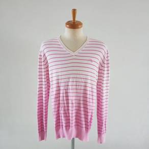 BURBERRY BLACK LABEL Knit sweater, thin, striped
