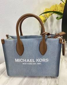 Preloved Michael Kors Denim Tote Bag