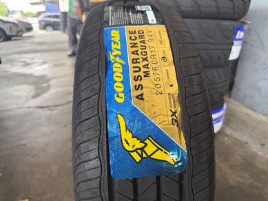 Tayar baru 205 60 17 goodyear maxguard suv Ativa
