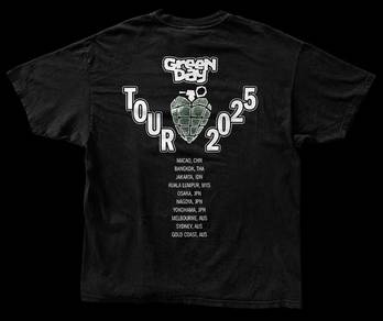 OFFICIAL Green Day Malaysia 2025 Tour T-Shirt