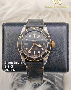 Tudor Black Bay 41mm S & G 79733N Half Gold