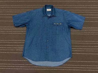 Vintage TRUSSARDI denim shirt L 2208