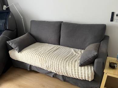 Comfortable sofa IKEA HYLTARP 2-Seat Sofa Gransel