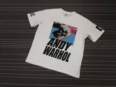 Y2K andy warhol skull full print saiz xl