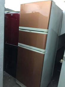 Gold Peti Ais Elba 3 Doors Fridge Ice Refrigerator