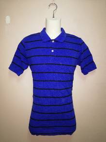 T-Shirt Collar Stripes Like New Size M