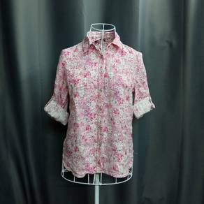 Sacoor Brothers Floral Roll-Up Sleeve Shirt