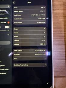 iPad Air 5 Wifi 64GB - Space Gray