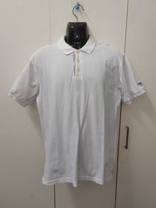 ITEM PRELOVED_T-Shirt Berkolar Putih RENOMA