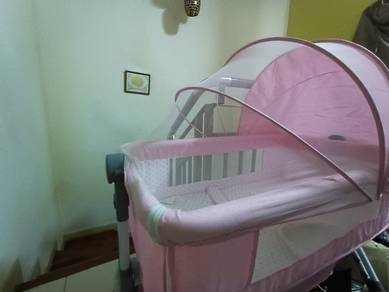 katil Baby murah Cot Foldable Bed to let go