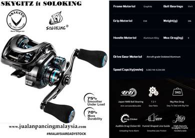 SKYGITZ MALAYSIA SOLOKING BA150 9KG Drag reel
