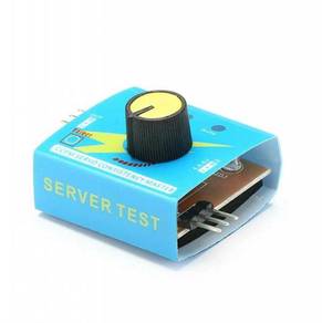 Servo tester with indicator light