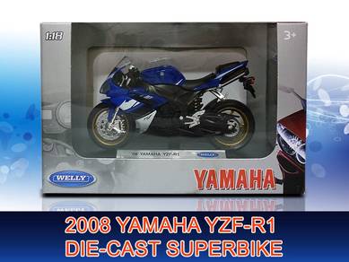 2008 YAMAHA YZF-R1 (1:18) Die cast Motorbike