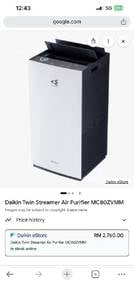Daikin-Air Purifer MC80ZVMM