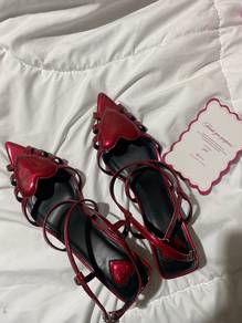 Gals Rosie Heels (Maroon)