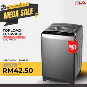Byr Bulan Mesin Basuh Washer 15kg Khind Masai