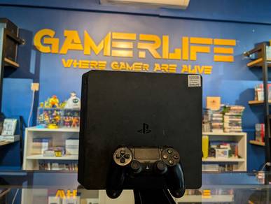 PS4 Slim 500GB, Ori Controller Terima Trade-In