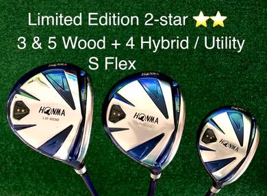 HONMA Ltd Edi ⭐️⭐️ 3 & 5 WOOD + 4 UTILITY IGT GOLF