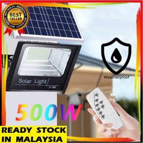 [SPECIAL] SOLAR LAMPS 500W LED LiGHT LAMPU MURAH