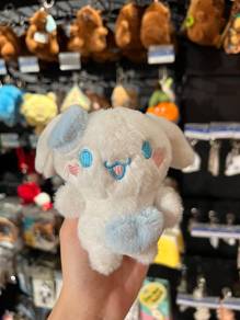 NEW SANRIO CUTE Plush Keychain Blue