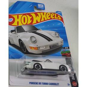 Hot Wheels Porsche 911 Turbo Cabriolet White