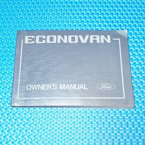 Vintage Ford Econovan Original Manual Handbook