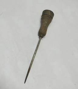 Vintage Ice Pick Punch Kitchen Tool Wooden Handle