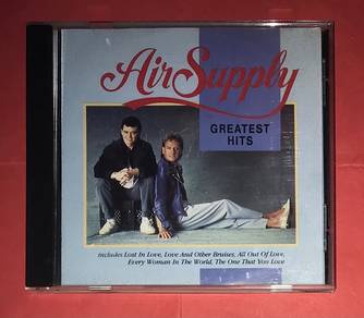 AIR SUPPLY - GREATEST HITS Cd (NO BACK INLAY)