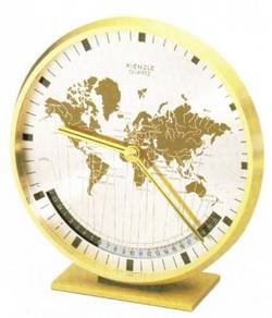 World Time Quartz Table Clock