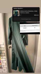 Dress satin murah