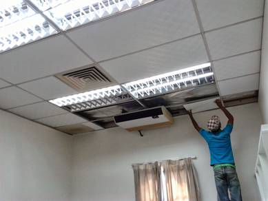 Ceiling suspended l siling gantung l 2x4 unit l