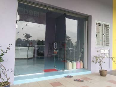 GLASS WALL DINDING KACA l glass install