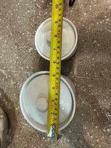 Set of 2 ceramic covered double boiler