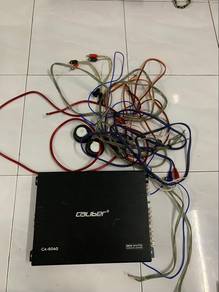 AMPLIFIER CALIBER 4 CHANNEL 2500watt + WIRING VIVA