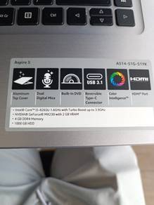 Laptop acer SSD 1tb HDD 1Tb