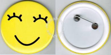Smiley Happy face #31 Cartoon Button Badge 58mm
