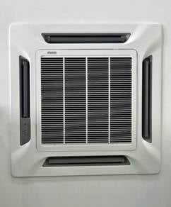 2hp Daikin ceiling cassatte aircond J72