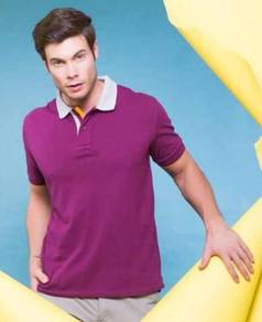 Collar T Shirt Purple / T Shirt Berkolar