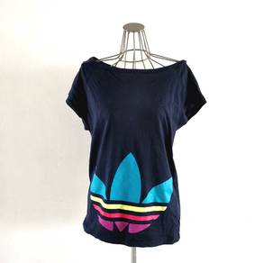 Adidas Big Multicolour Logo Printed Wide Shoulder