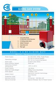 600kg AC SLIDING E1000 Single Phase Auto Gate