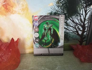 Bakugan Summer Gate Silver Gate Card