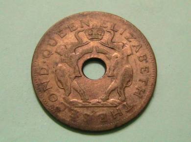 Rhodesia and Nyasaland One Penny 1957