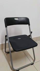 Folding Chair Black Metal Frame