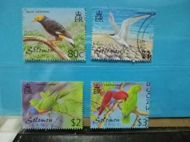 Set 2001 Solomon Islands Stamps Birds
