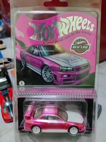 Hotwheels RLC Pink Party Nissan Skyline R34