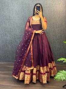 fully stitched Anarkali gown