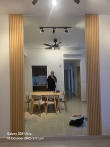 Pasang Cermin Tempah l mirror custom install l